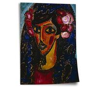 Poster Alexej von Jawlensky: The Blue Mantilla, unframed art print, mural - A4, A3, A2, A1, A0, XXL - living room, bedroom, kitchen, decoration