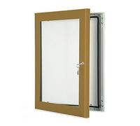 Poster Case Notice Boards - Outdoor Lockable - Gold - A0