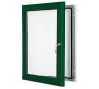 Poster Case Notice Boards - Outdoor Lockable - Moss Green - 700mm x 500mm