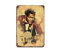 Poster Chuck Berry 019 Tin Sign Vintage Metal Pub Club Cafe Bar Home Wall Art Decoration Poster Retro 8x12inch(20x30cm)