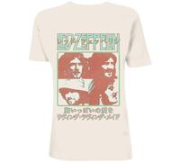 Poster Cotton T-Shirt Led Zeppelin Natural M