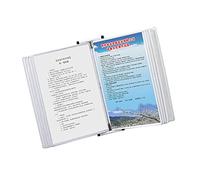 Poster Flip Book Display, Wall Display Board System 10-Page 20 Sheets Metal Hanging Flip Folder Multicolor(Wit)