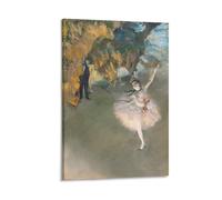 Poster for Dancing Girls on Stage by Impressionist Painter Edgar Degas Canvas Wall Art Poster Decorative Modern Home Print Picture Artworks Posters 24x36inch(60x90cm)