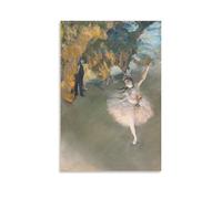 Poster for Dancing Girls on Stage by Impressionist Painter Edgar Degas Picture Print Canvas Poster Wall Paint Art Posters Decor Modern Home Artworks 12x18inch(30x45cm)