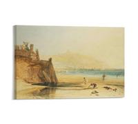 Poster for Joseph Mallord William Turner's Boy Fishing for Crabs Canvas Art Poster And Wall Art Picture Print Modern Family Decor Posters 12x18inch(30x45cm)