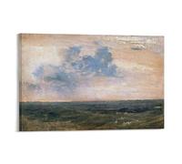 Poster for Joseph Mallord William Turner's Study of Sea And Sky, Isle of Wight Wall Art Poster Scroll Canvas Painting Picture Living Room Decor Home 16x24inch(40x60cm)