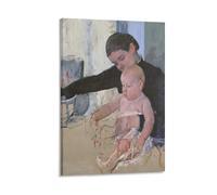 Poster for Mary Cassatt's Bathing The Young Heir Painting On Canvas Wall Art Poster Scroll Picture Print Walls Decor Home Posters 16x24inch(40x60cm)