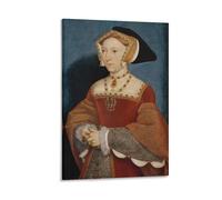 Poster for Portrait of Jane Seymour by German Painter Hans Holbein Canvas Poster Wall Art Picture Prints Hanging Photo Decor Home Posters Artworks 20x30inch(50x75cm)