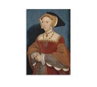 Poster for Portrait of Jane Seymour by German Painter Hans Holbein Wall Art Poster Scroll Canvas Painting Picture Living Room Decor Home 24x36inch(60x90cm)