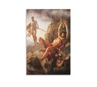 Poster for Prometheus Unbound by Karl Heinrich Bloch Artworks Canvas Poster Wall Art Prints Home Modern Decor 08x12inch(20x30cm)