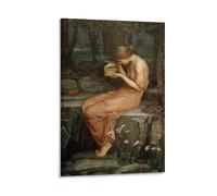 Poster for Psyche Opening The Golden Box by John William Waterhouse Art Poster Canvas Painting Decor Wall Print Photo Home Modern Decorative Posters 24x36inch(60x90cm)