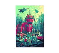 Poster for The Animated Film Futurama Canvas Poster Wall Art Decor Print Picture Paintings for Living Room Bedroom Decoration 24x36inch(60x90cm)
