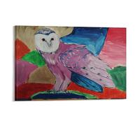 Poster for The Owl by Expressionist Franz Marc Home Decor Poster Wall Art Hanging Picture Print Decorative Painting Posters 20x30inch(50x75cm)