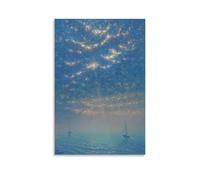 Poster for The Sea at Dusk by Ukrainian Painter Dmitry Olin Poster Painting Canvas Wall Art Living Room Posters Painting 08x12inch(20x30cm)