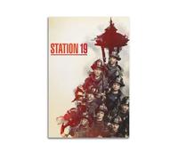 Poster for TV Show 19 Fire Station Season 4 Poster Decorative Painting Canvas Wall Posters And Art Picture Print Modern Family Bedroom Decor Posters 12x18inch(30x45cm)