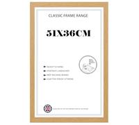 Poster Frame 36x51cm MDF Wood with Shatterproof Acrylic Front 20x14'' Picture Frame for Posters, Photos & Prints, Portrait & Landscape Display- Oak