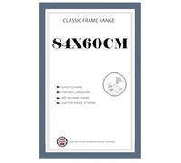 Poster frame 84x60cm, Crystal Clear HD Front Dark Grey Picture frame 60x84, Jigsaw Puzzle Horizontally or Vertically