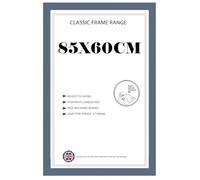 Poster frame 85x60cm, Crystal Clear HD Front Dark Grey Picture frame 60x85, Jigsaw Puzzle Horizontally or Vertically