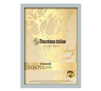 Poster Frame -Light Grey 50x70cm mdf backing with both ways hanging hooks |Picture Photo frame 70x50cm |Acrylic front | Home & Office Decor