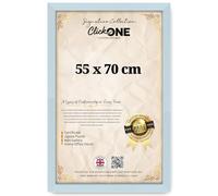 Poster Frame - Light Grey 55x70 cm mdf backing with both ways hanging hooks |Picture Photo frame 70x55cm |Acrylic front | Home & Office Decor