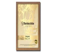 Poster Frame -Oak 11x22'' mdf backing with both ways hanging hooks |Picture Photo frame 22x11'' |Acrylic front | Home & Office Decor