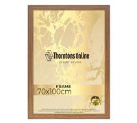 Poster Frame - Oak 70x100 cm mdf backing with both ways hanging hooks |Picture Photo frame 100x70cm |Acrylic front | Home & Office Decor