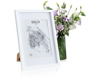 Poster Frame Picture Frame Photo 41x29 cm Poster Hangers Glass White Handmade A3