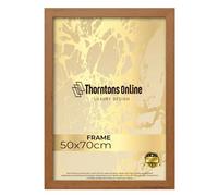 Poster Frame -Walnut 50x70cm mdf backing with both ways hanging hooks |Picture Photo frame 70x50cm |Acrylic front | Home & Office Decor