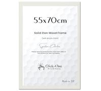 Poster Frame - White 55x70 cm mdf backing with both ways hanging hooks |Picture Photo frame 70x55cm |Acrylic front | Home & Office Decor