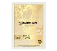 Poster Frame - White 70x100 cm mdf backing with both ways hanging hooks |Picture Photo frame 100x70cm |Acrylic front | Home & Office Decor