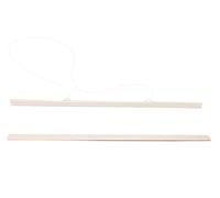 Poster Hanger White Strips + Clear Cord Snaps maps Drawings Poster Grippers A0 A1 A2 A3 A4 1 M (A3 Portrait)