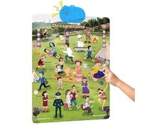 Poster, Interactive Fun Development Toys with Sound, Classroom Poster - For Holiday, Birthday, Home, Living Room, Indoor, Outdoor, Classroom, School, Family Time