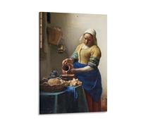 Poster Johannes Vermeer “The Milkmaid”poster Canvas Art Poster And Wall Art Picture Print Modern Family Decor Posters 12x18inch(30x45cm)