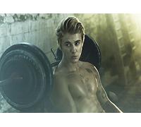 Poster JUSTIN BIEBER Bodybuilding Wall Art