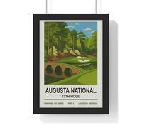 Poster Kingz Augusta National 12th Hole A4 (unframed) Golf Wall Art Print