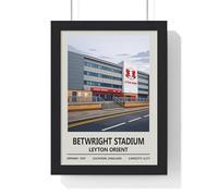 Poster Kingz BetWright Stadium Leyton Orient A3 Framed Football Stadium Wall Art Print