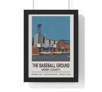 Poster Kingz Derby County The Baseball Ground A3 (unframed) Stadium Wall Art Print