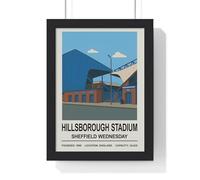 Poster Kingz Sheffield Wednesday Hillsborough Stadium A2 (unframed) Football Stadium Wall Art Print