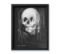 Poster Master Vintage All Is Vanity Poster - Retro Skull Print - Optical Illusion Art - Gothic Gift for Him, Her, Men, Women - Surrealism Wall Decor for Bedroom, Living Room - 11x14 UNFRAMED Wall Art