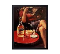 Poster Master Vintage Campari Poster - Retro Advertising Print - 8x10 UNFRAMED Wall Art - Gift for Drinker, Friend - Italian, Woman Reading, Cocktail, Liqueur - Wall Decor for Bar, Pub, Office