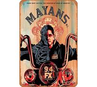 Poster Metal Wall Tin Sign Mayans M.C. Celebrity Poster TV Movie Poster Retro Gift Karaoke Man Cave Bars Cafes Decor Vintage Art Decorations Metal Signs8"x12"
