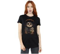 Poster Miguel Face Cotton Boyfriend T-Shirt Coco Black XL