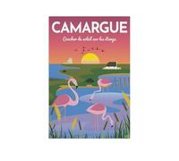 Poster of the Camargue/Louis Poster，Jigsaw Puzzles Puzzles for Adults Kids. 1000 Piece Impossible Challenge Toy Educational Game Home Decoration for Adults& Kids Age 14 Years Up 1000pcs（38x26cm）-Y62