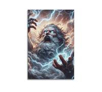 Poster of Zeus, King of The Gods Poster Decorative Painting Canvas Wall Posters And Art Picture Print Modern Family Bedroom Decor Posters 20x30inch(50x75cm)