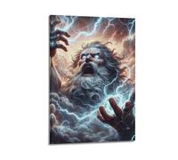 Poster of Zeus, King of The Gods Poster Decorative Painting Canvas Wall Posters And Art Picture Print Modern Family Bedroom Decor Posters 12x18inch(30x45cm)