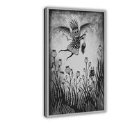 Poster Rabbit Hole Canvas Poster Bedroom Decor Landscape Office Room Decor Gift 24x36inch(60x90cm)