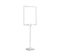 Poster Sign Stand 1PCS A4 Table Banner Stand Poster Frame Metal Bracket for Decoration Advertising Display Rack(A4 design B)