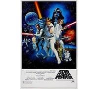Poster Star Wars Retro Sci-Fi Movie 1. Various Sizes (A4 Size 21 x 29 cms)