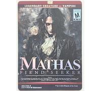Poster Style Mathas, Fiend Seeker 01 Foil - Alternative Custom Art Creature MTG
