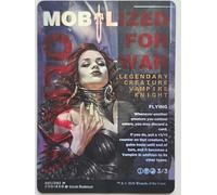 Poster Style Olivia, Mobilized for War 01 Foil - Alternative Custom Art Creature MTG